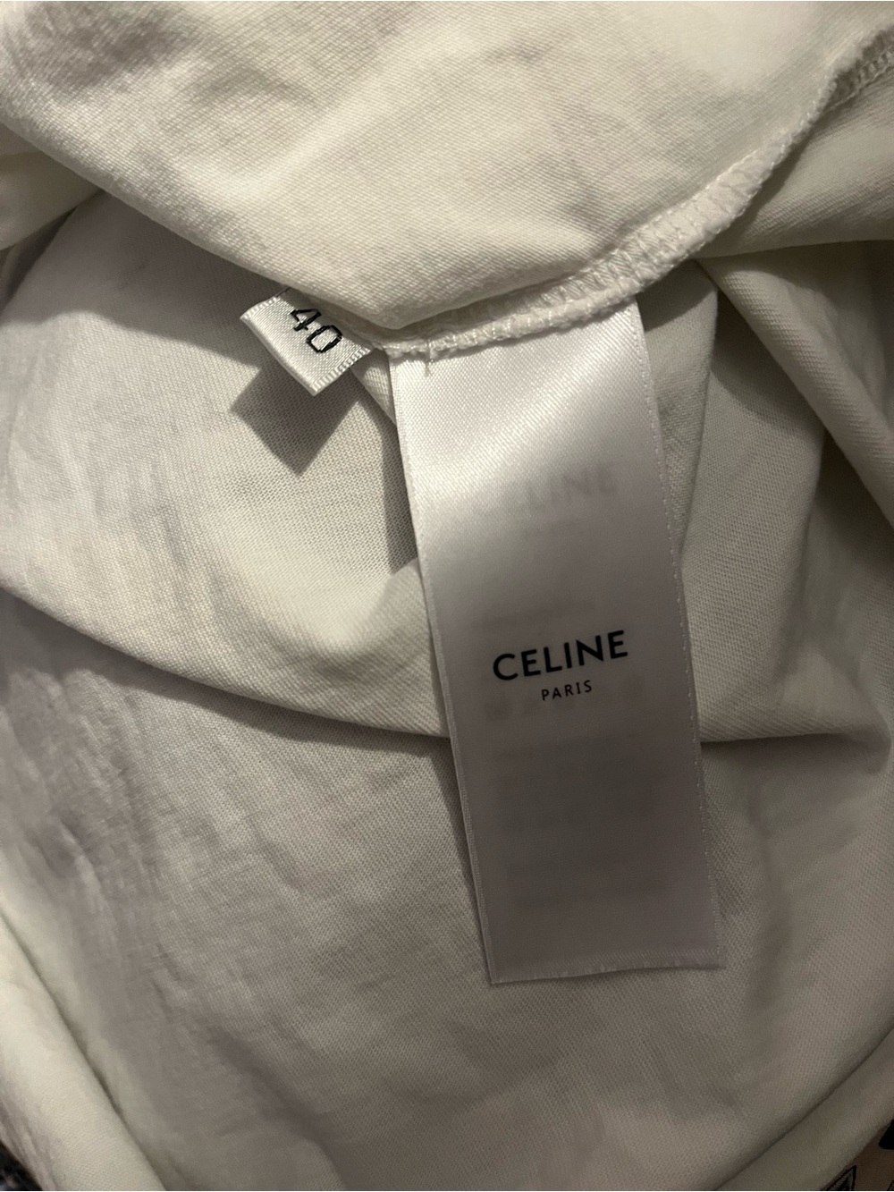 Celine Logo Tee - Picture 4 of 7